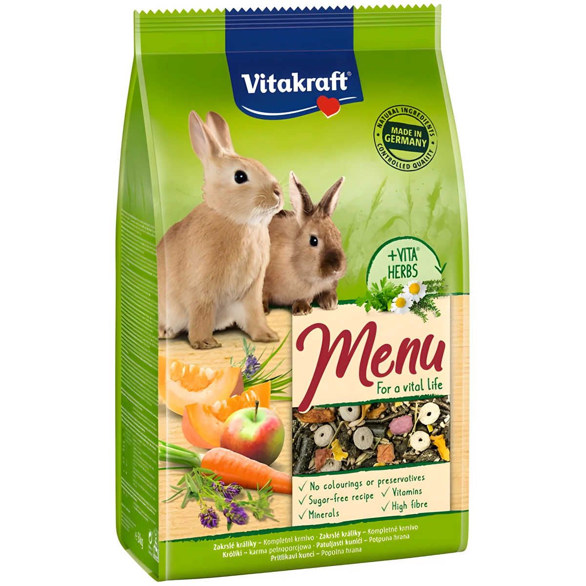 VITAKRAFT MENU VITAL 3kg - Bez Cukru i Barwników