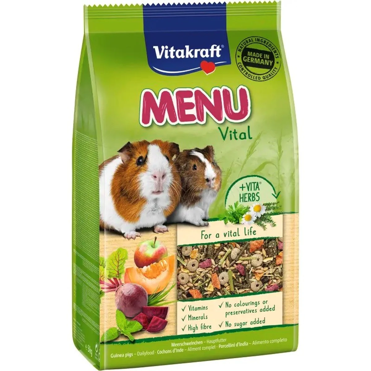 VITAKRAFT MENU VITAL 3kg dla świnki morskiej
