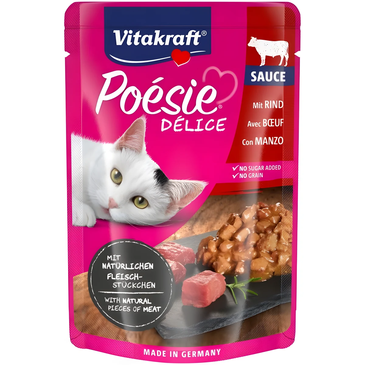 VITAKRAFT POESIE DELICE wołowina 85g