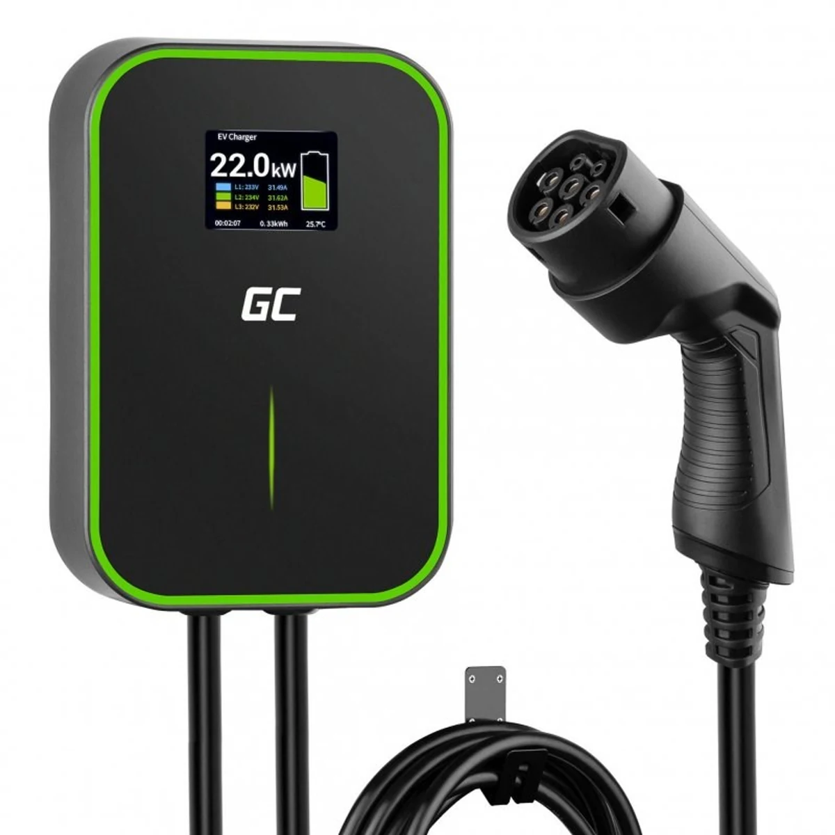 Stacja ładowania AC Green Cell EV PowerBox 22kW z kablem 6m
