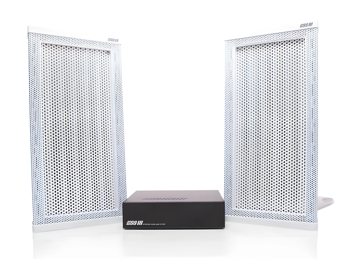 WAVES SYSTEM Głośniątki Kierunkowe 2x HSS3000EW + Wzmacniacz