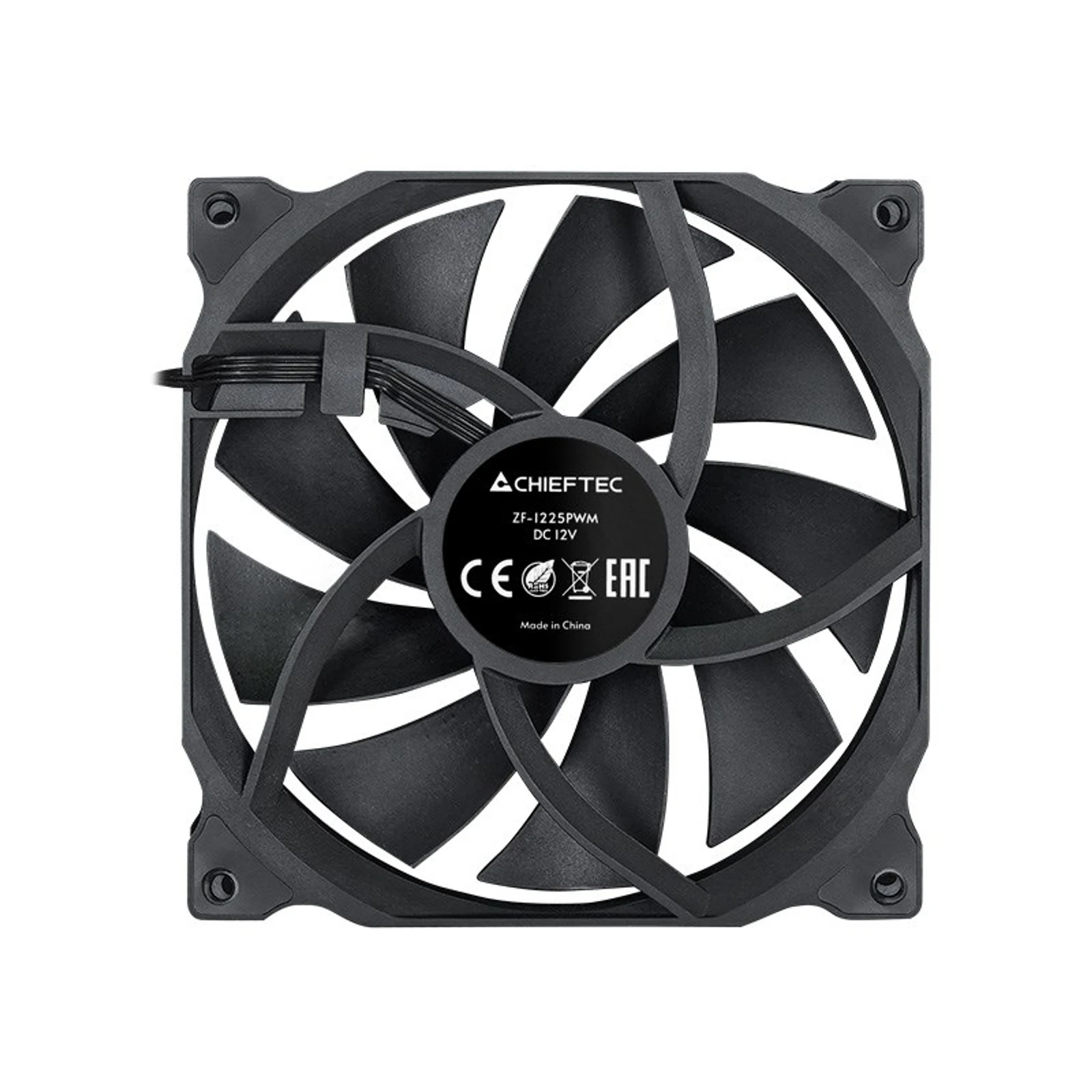 Wentylator Chieftec ZF-1225PWM 120mm czarny — zdjęcie 1 z 5