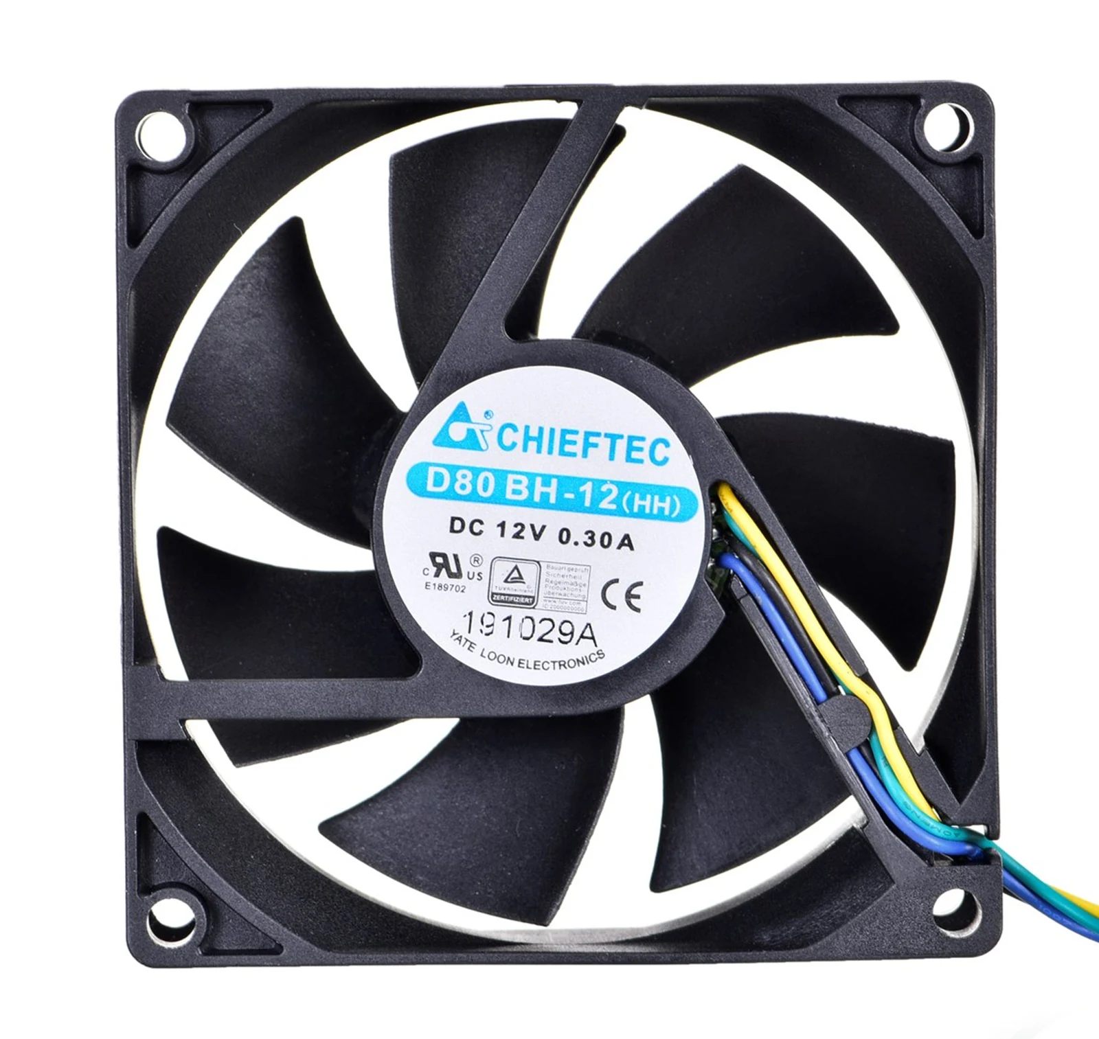 Wentylator do obudowy Chieftec AF-0825PWM (80 mm; 2200 obr/min) — zdjęcie 1 z 4