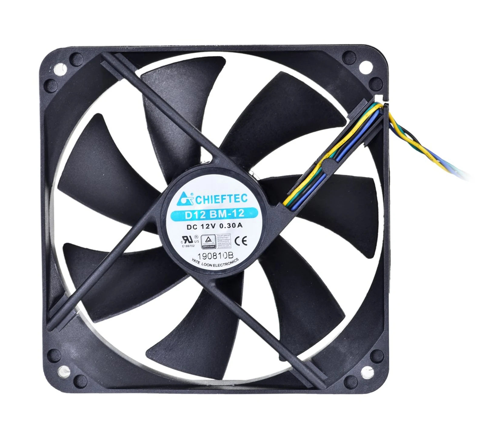 Wentylator do obudowy Chieftec AF-1225PWM (120 mm; 1650 obr/min) — zdjęcie 1 z 4