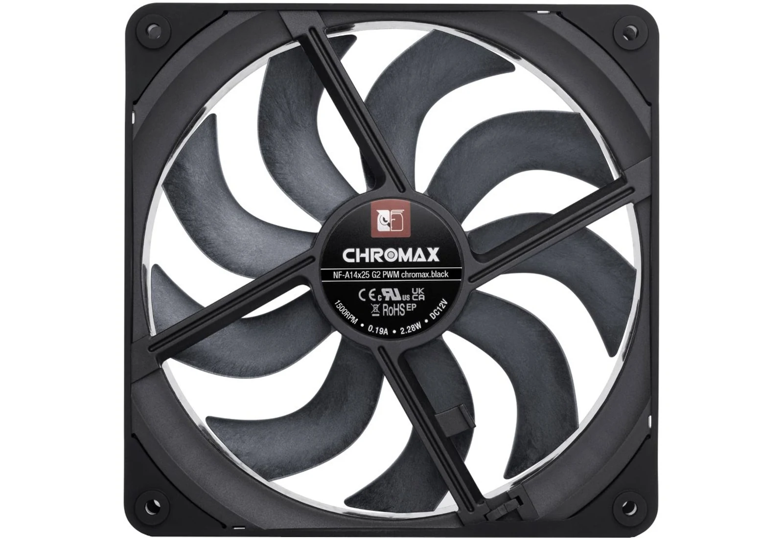 Wentylator NOCTUA NF-A14x25 G2 PWM czarny — zdjęcie 1 z 5