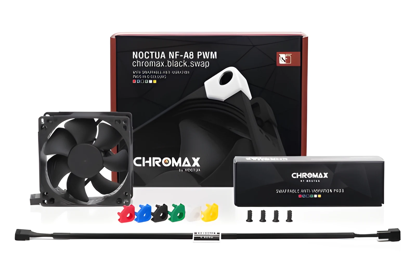 Wentylator NOCTUA NF-A8 PWM chromax.black.swap 7 łopatek — zdjęcie 1 z 6