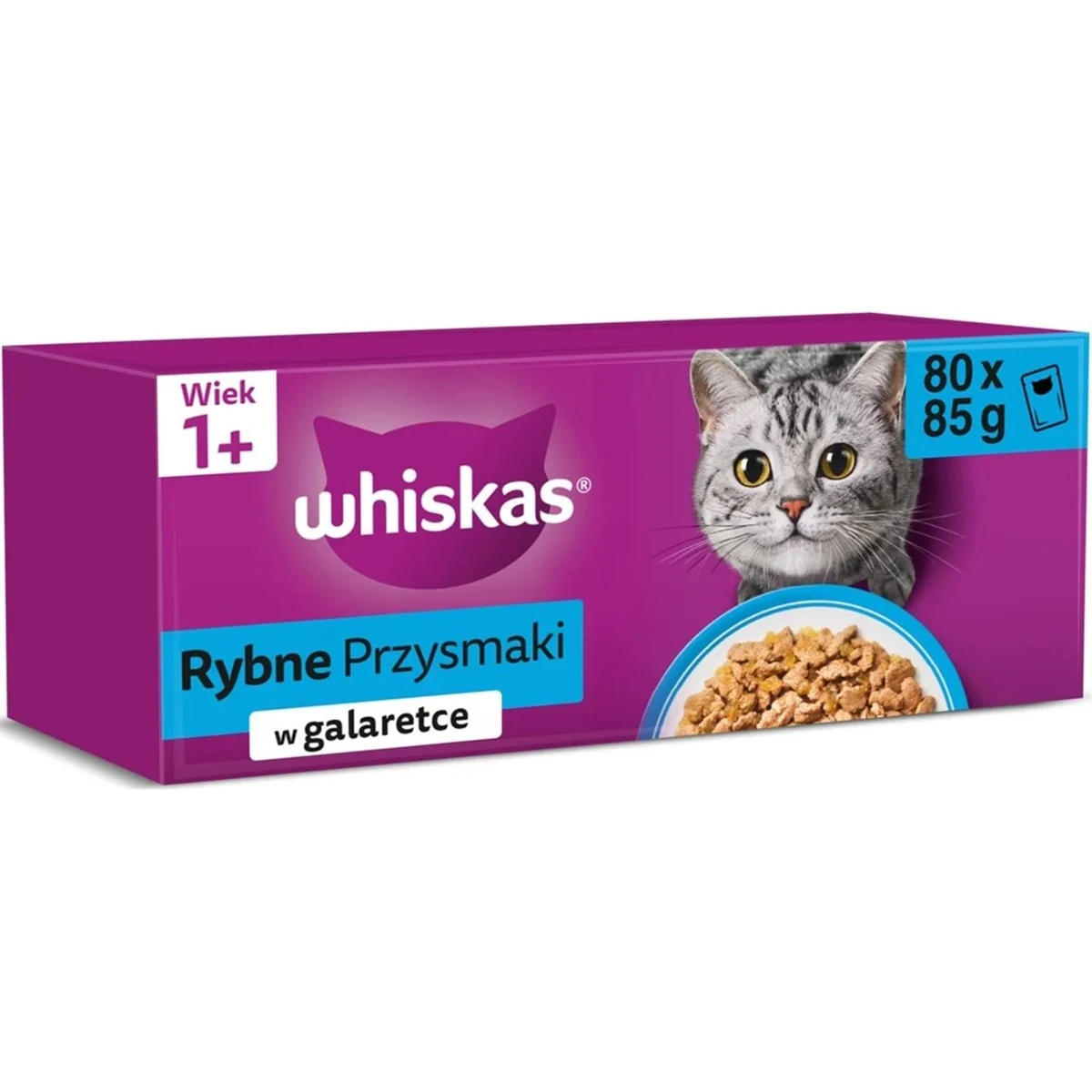 Whiskas Rybne przysmaki w galaretce 80x85g