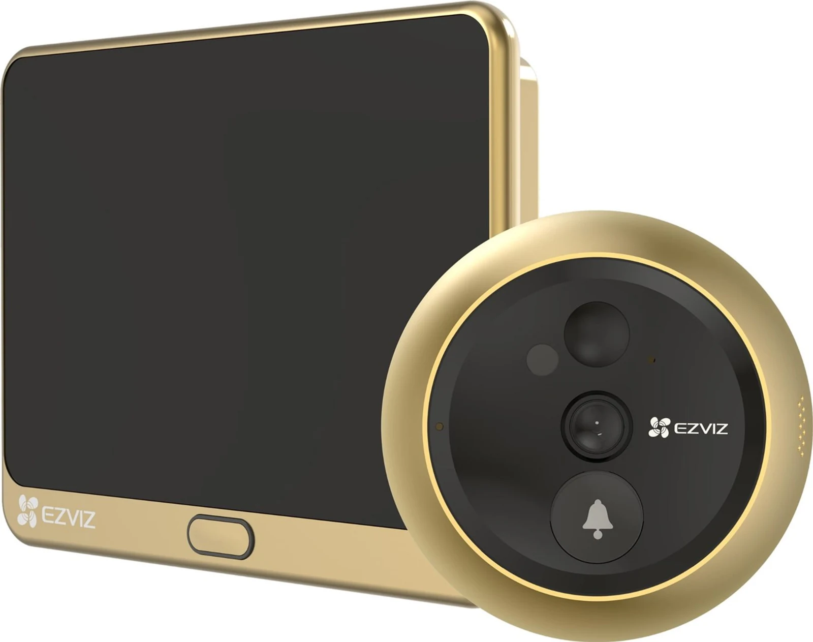 Wideodomofon EZVIZ DP2C 2MP 10,9 cm, złoty — zdjęcie 1 z 4