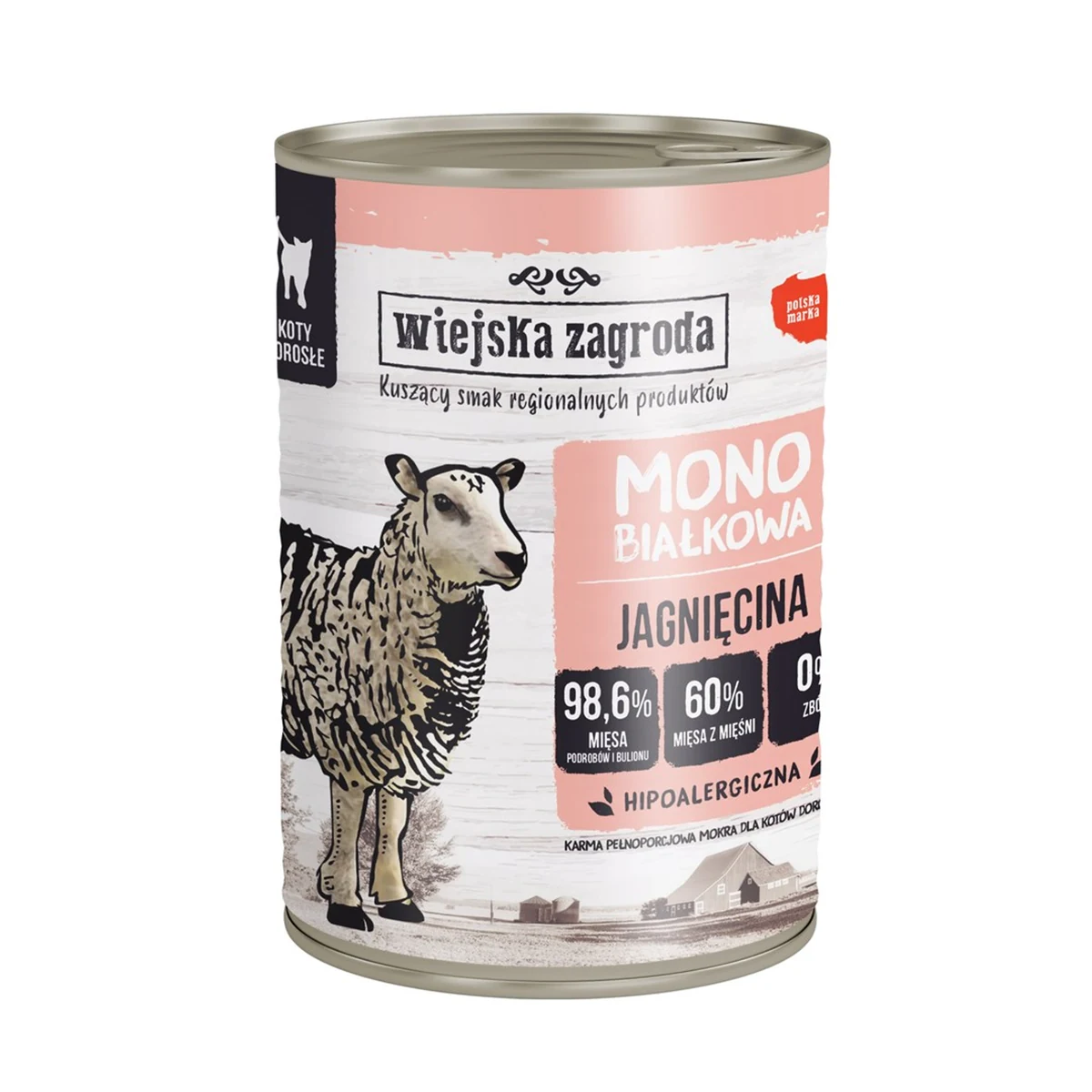 Wiejska Zagroda Jagnięcina mokra 400g