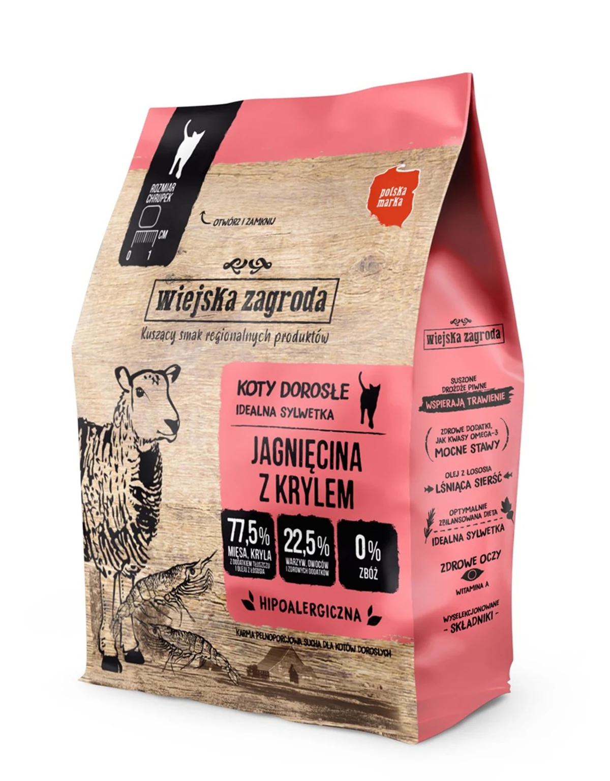 Wiejska Zagroda Jagnięcina - Sucha karma 400g