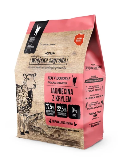 Wiejska Zagroda - Sucha karma dla psa z jagnięciną 400g