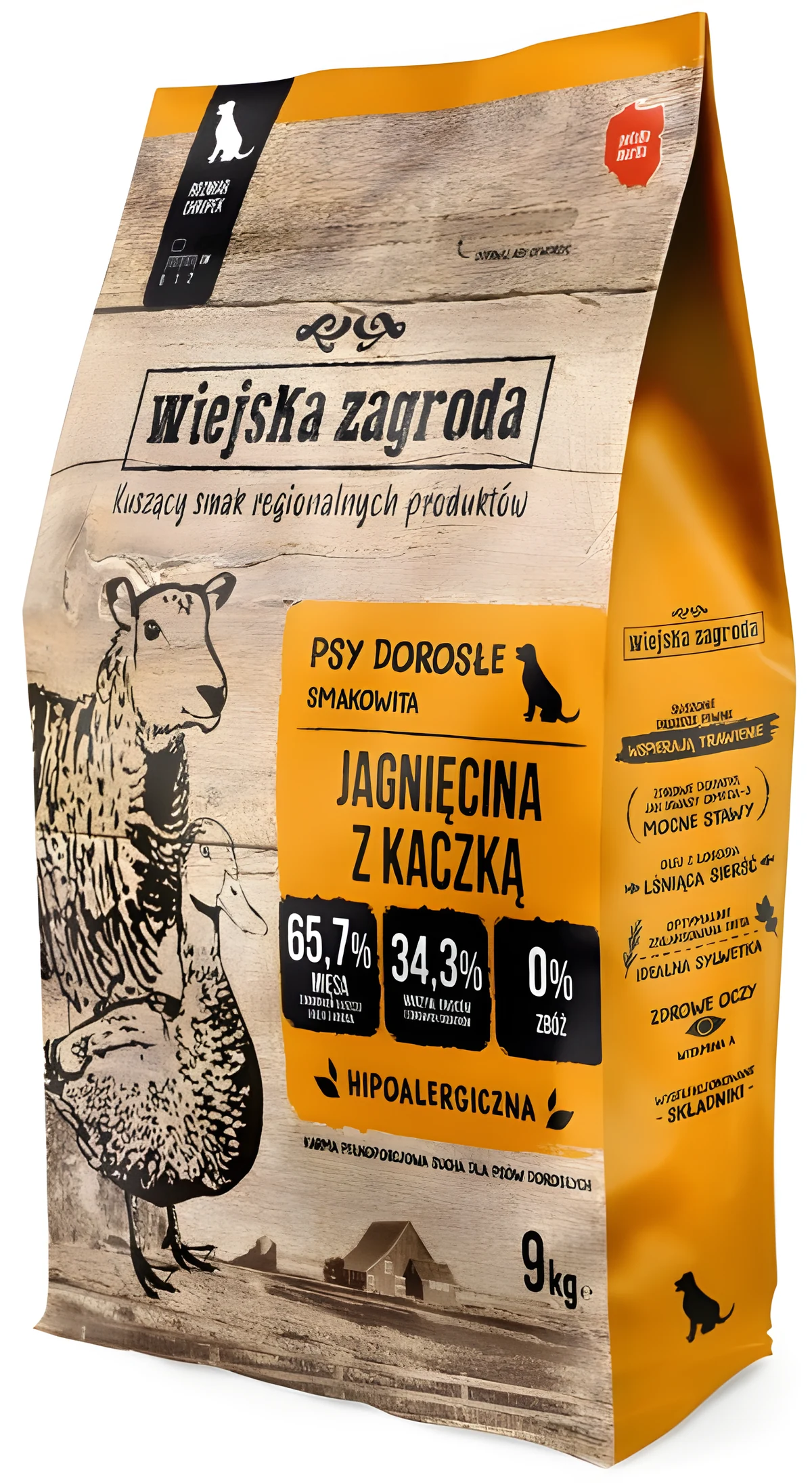 Wiejska Zagroda Jagnięcina z Kaczką S 9kg