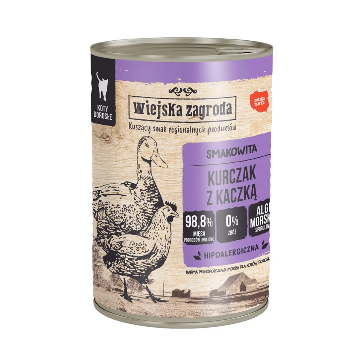 Wiejska Zagroda - Kurczak z kaczką - 400g