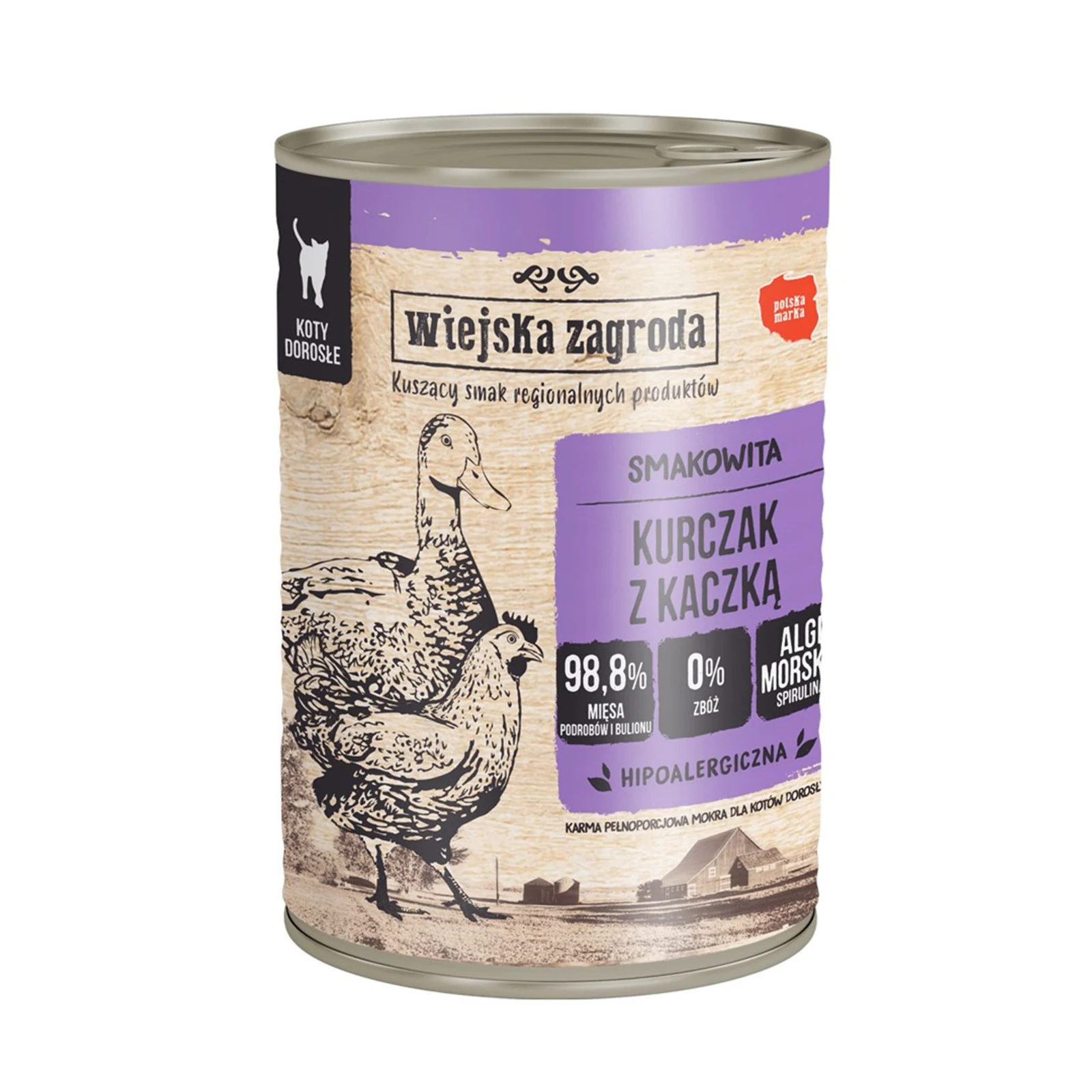 Wiejska Zagroda - Kurczak z kaczką - 400g
