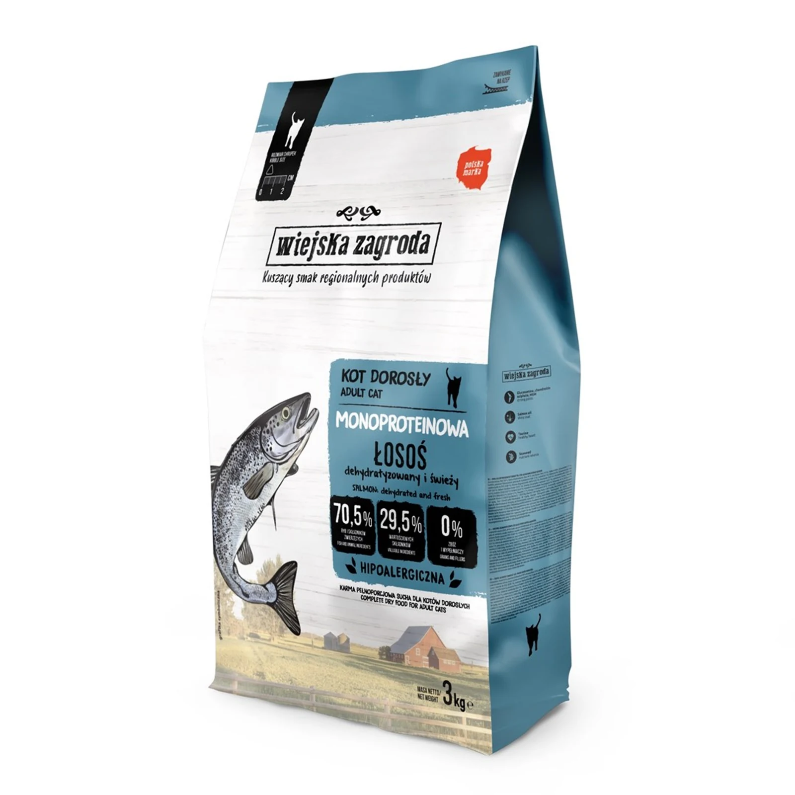 Wiejska Zagroda Łosoś Monobiałkowa 3kg — zdjęcie 1 z 5