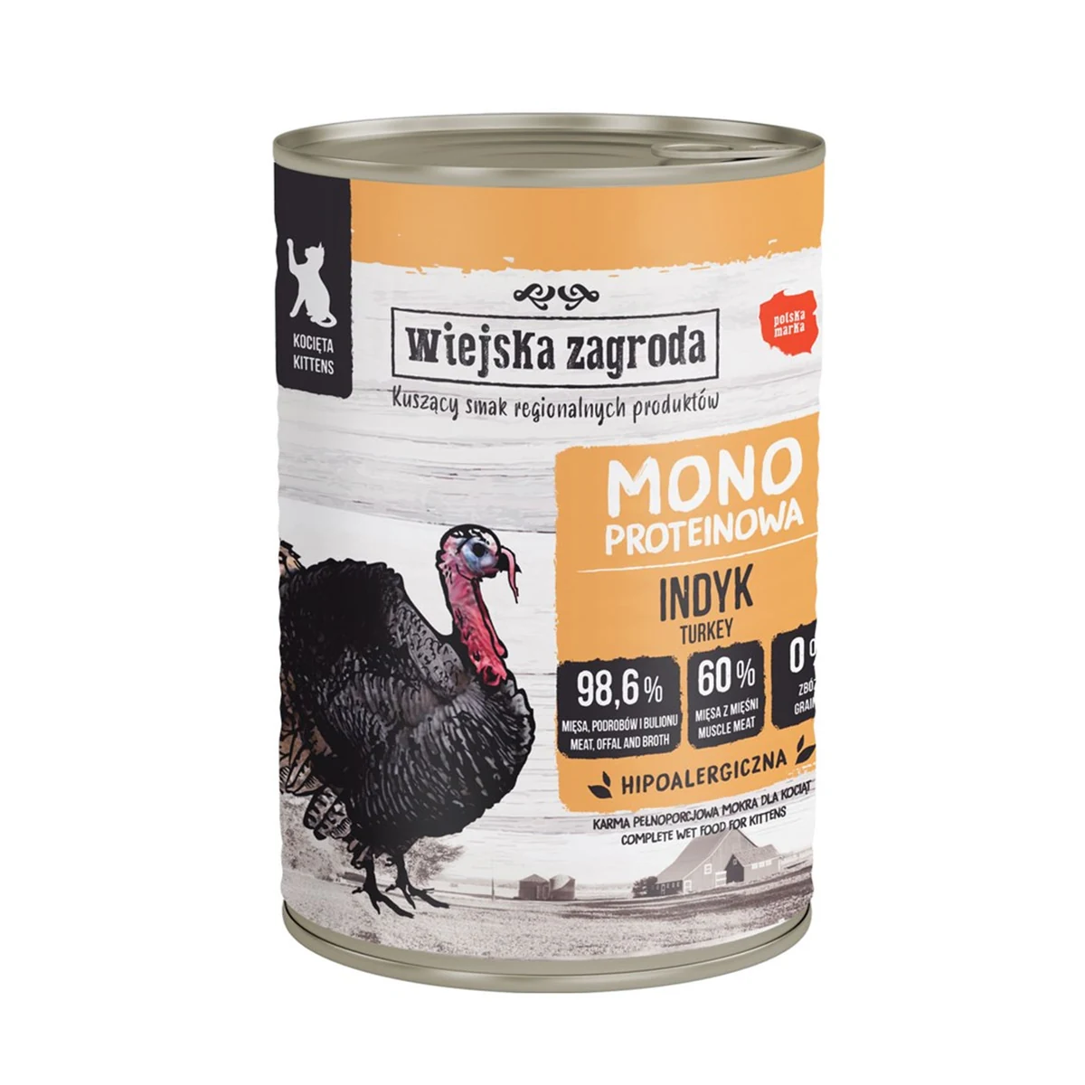 Wiejska Zagroda Monobiałkowa Indyk - 400g