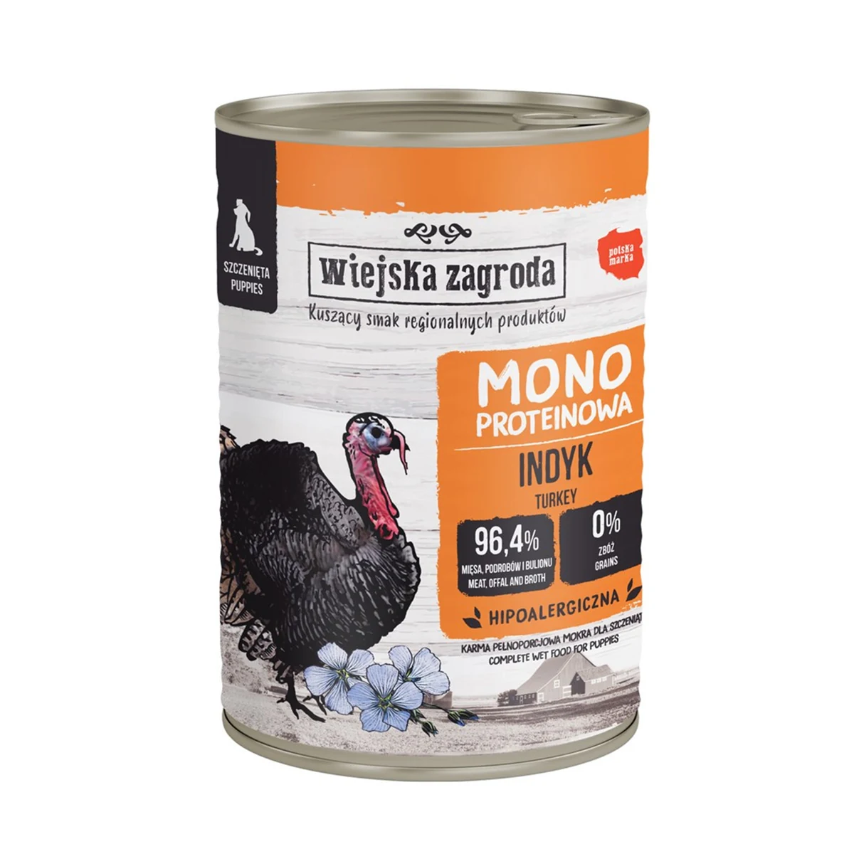 Wiejska Zagroda Monobiałkowa Indyk 400g