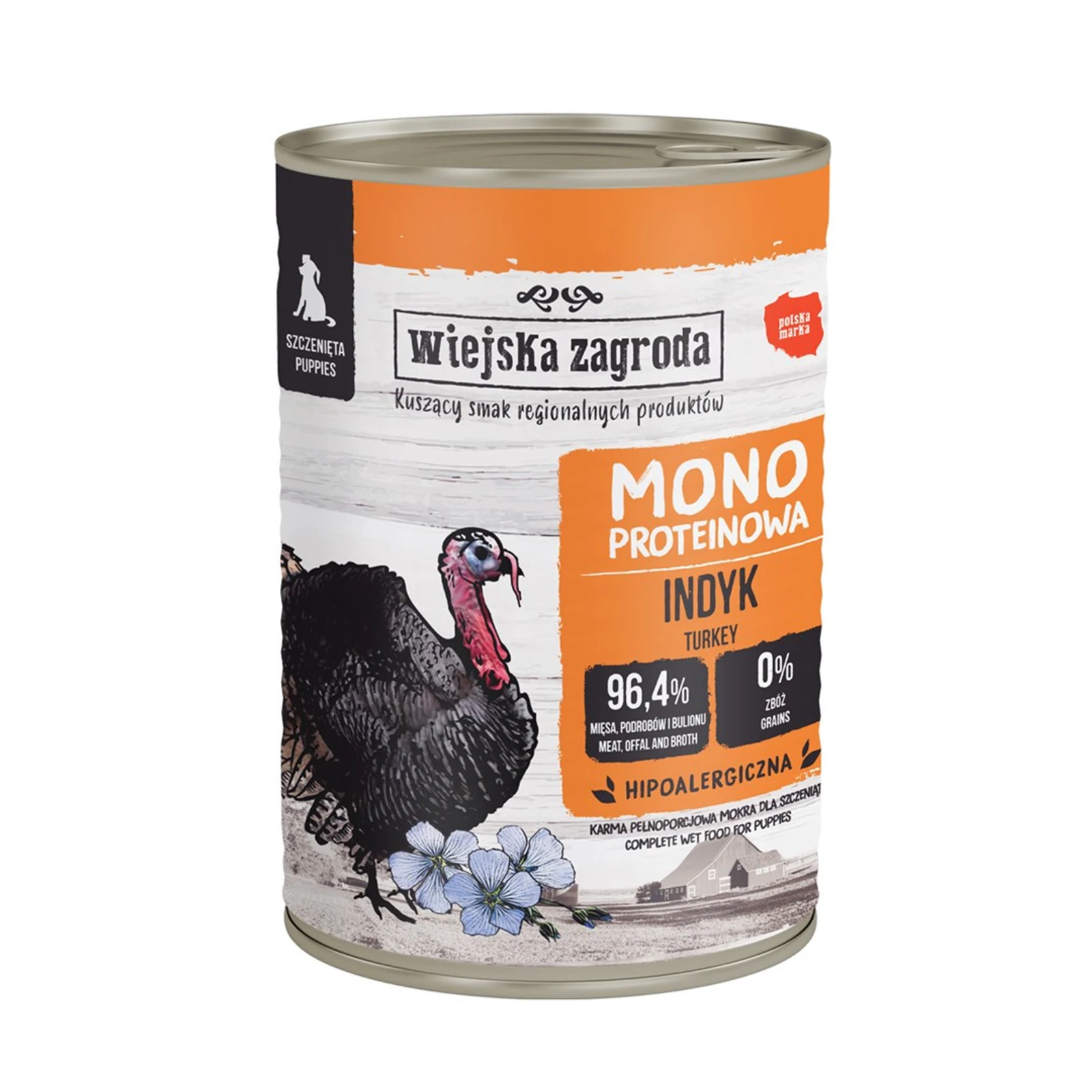Wiejska Zagroda Monobiałkowa Indyk 400g