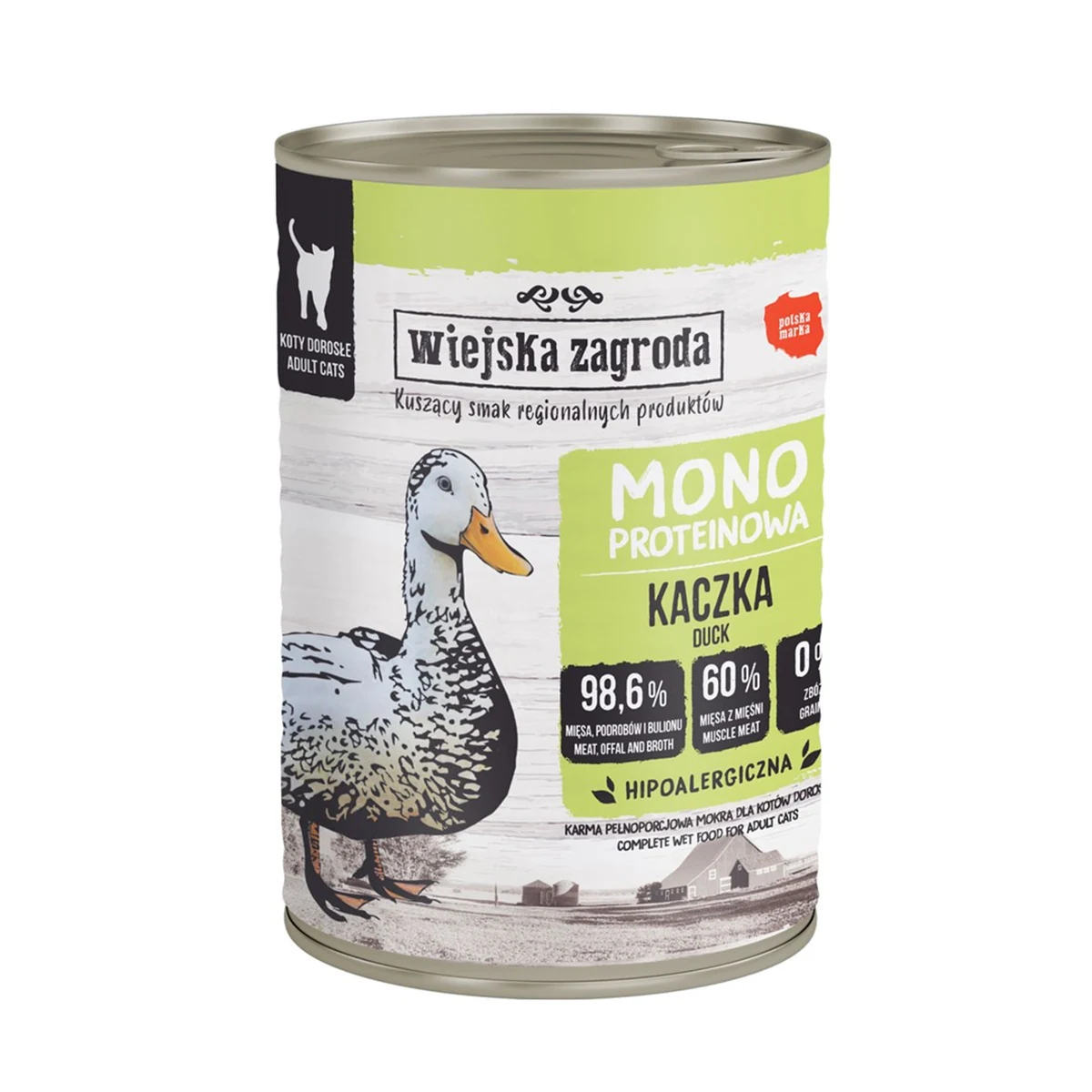 Wiejska Zagroda Monobiałkowa Kaczka 400g