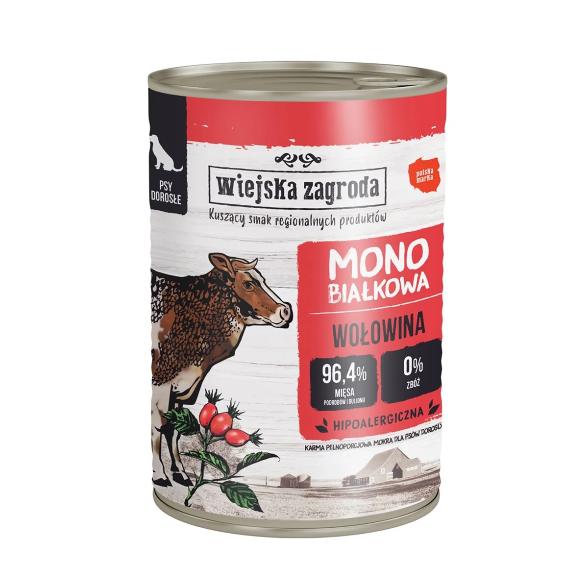 Wiejska Zagroda Monobiałkowa Mokra Karma 400g