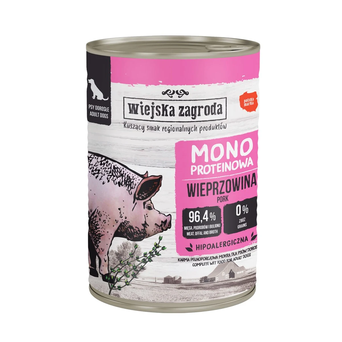 Wiejska Zagroda Monobiałkowa Wieprzowina 400g
