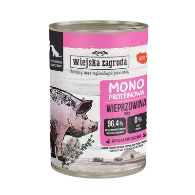 Wiejska Zagroda Monobiałkowa Wieprzowina 400g