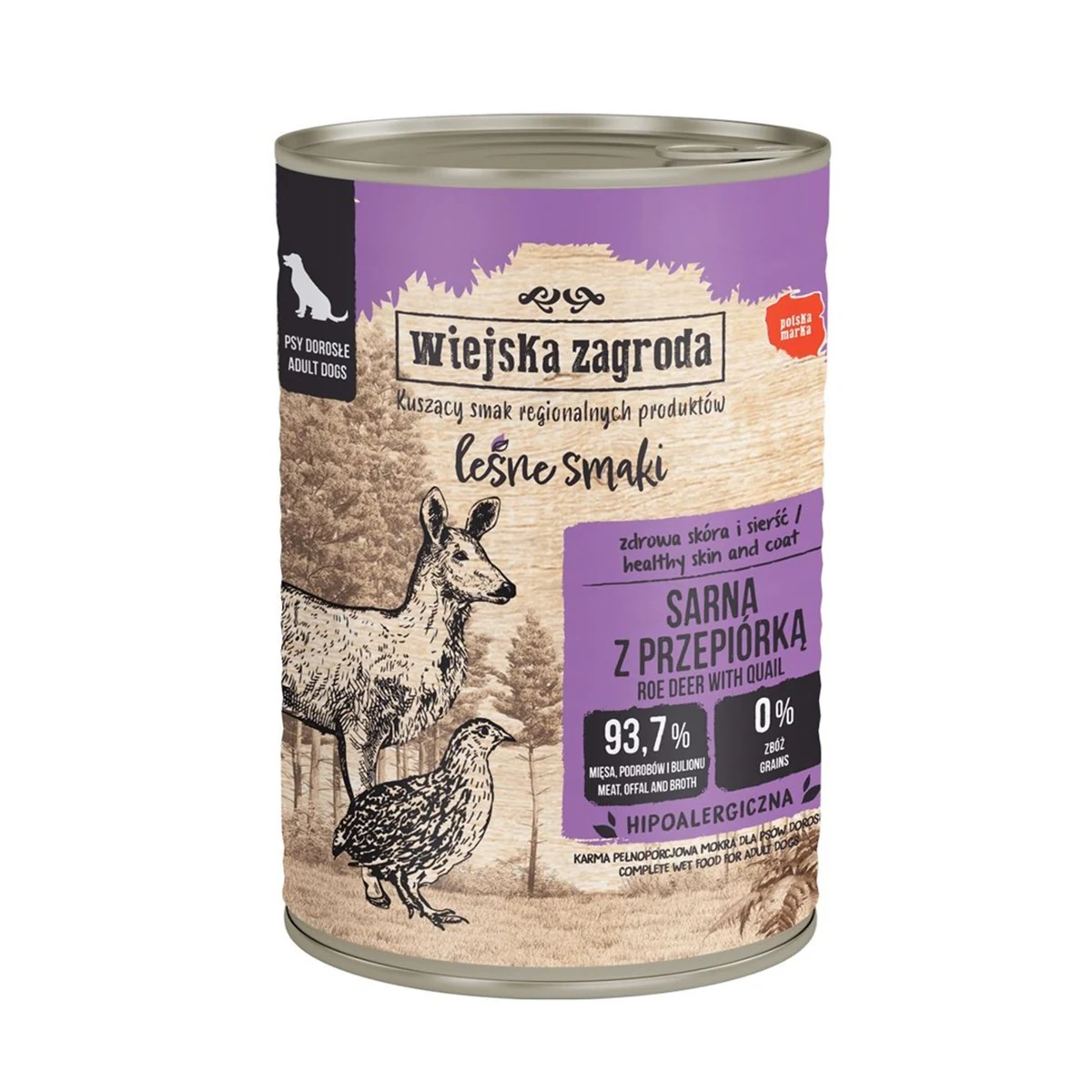 Wiejska Zagroda Sarna 400g - Karma Mokra dla Psa