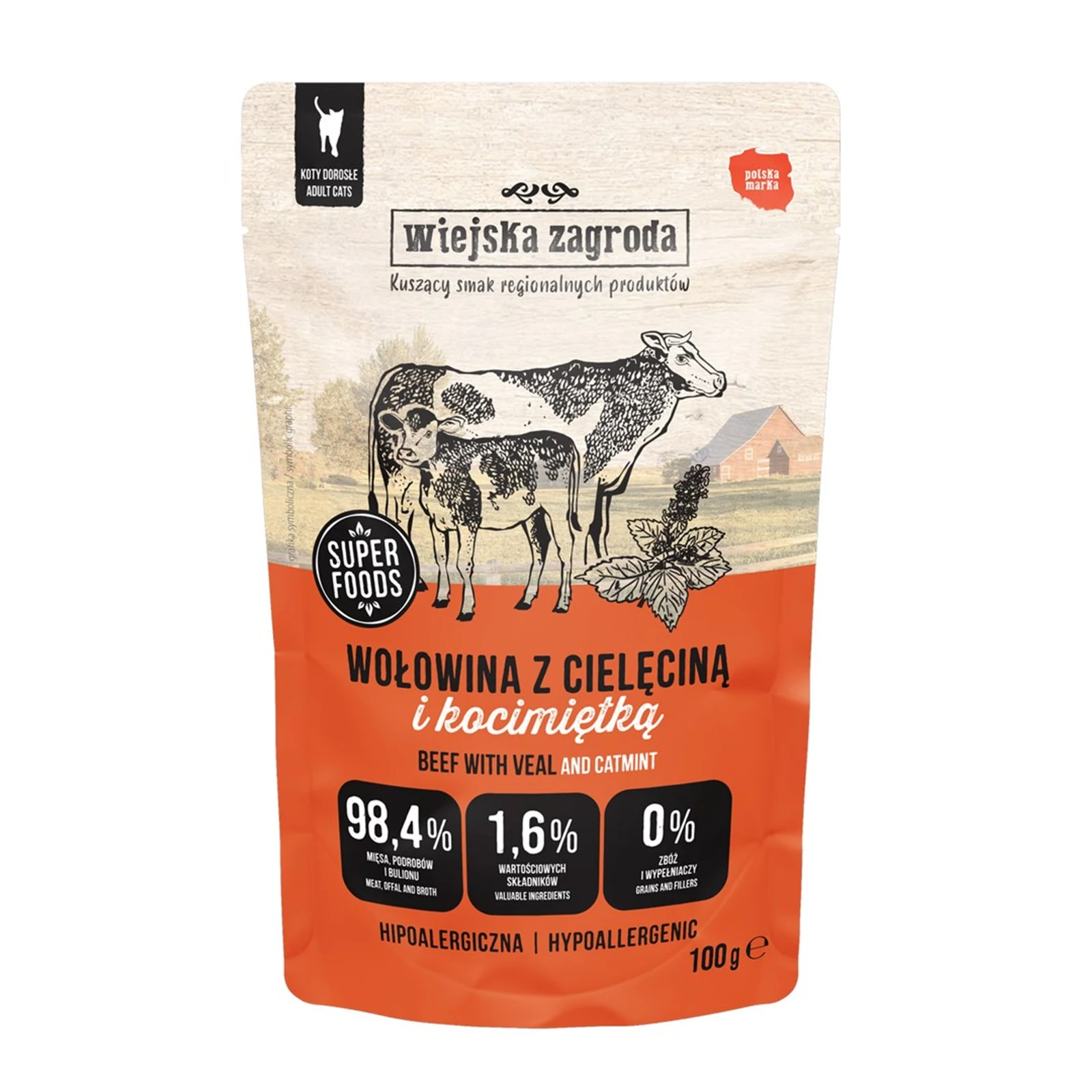 Wiejska Zagroda Wołowina 100g (12 szt) — zdjęcie 1 z 2