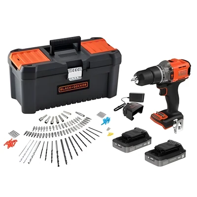 Wiertarko-wkrętarka akumulatorowa 18V BCD383D2TA Black+Decker
