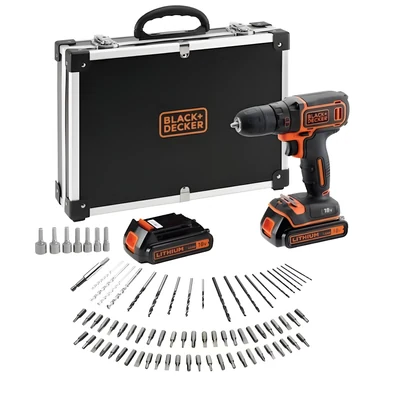 Wiertarko-wkrętarka akumulatorowa 18V BDCDC18BAFC-QW Black+Decker