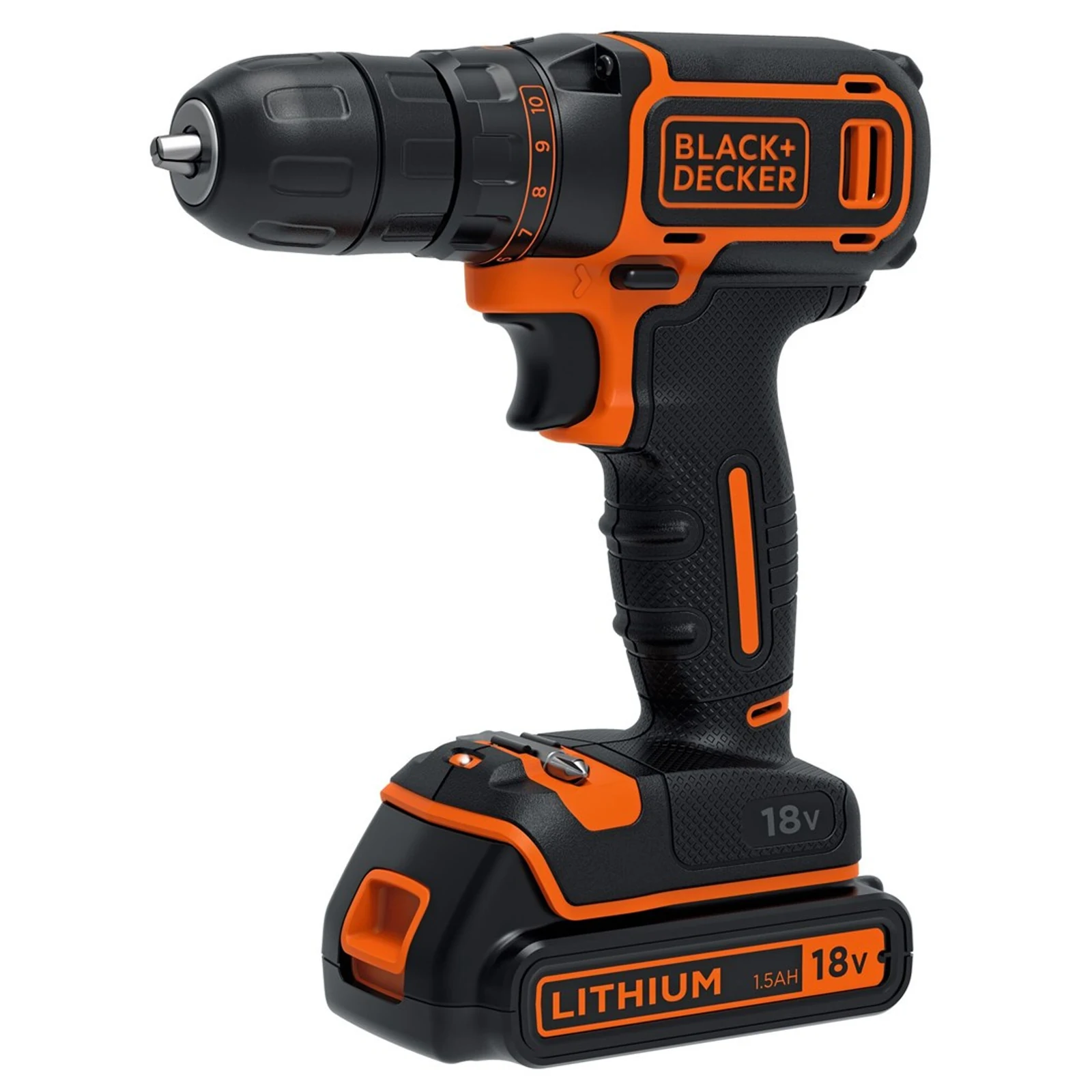 Wiertarko-wkrętarka 18V BDCDC18KB BLACK+DECKER — zdjęcie 1 z 6