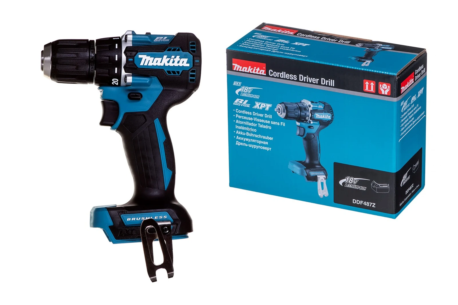 Wiertarko-wkrętarka 18V DDF487Z MAKITA — zdjęcie 1 z 8