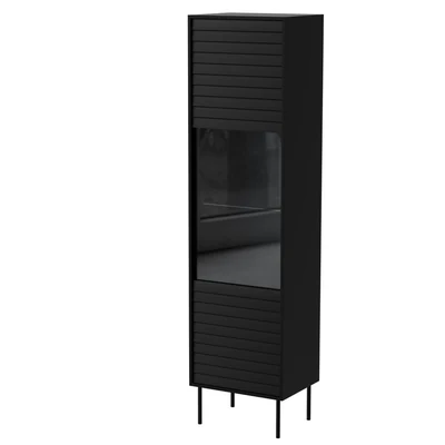 Witryna CORTINA 53x40x182 czarny