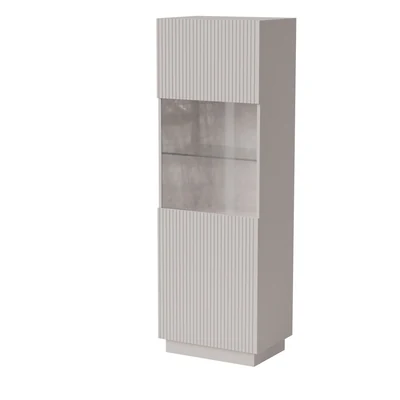 Witryna LIVERTI 59,5x42x178 kaszmir