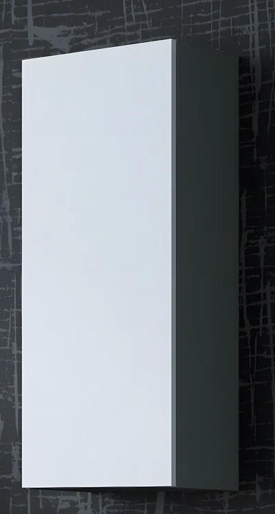 Regał drewniany VIGO '90' 90x35x32 cm, szary/biały