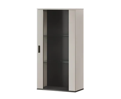 Witryna wisząca S2 SOHO 60x29x112 kaszmir+ czarny