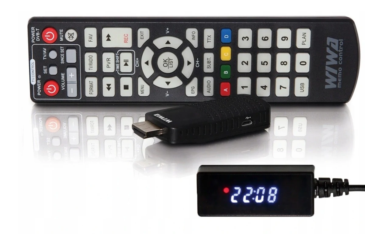 WIWA TUNER DVB-T/T2 H.265 MINI LED Cyfrowy