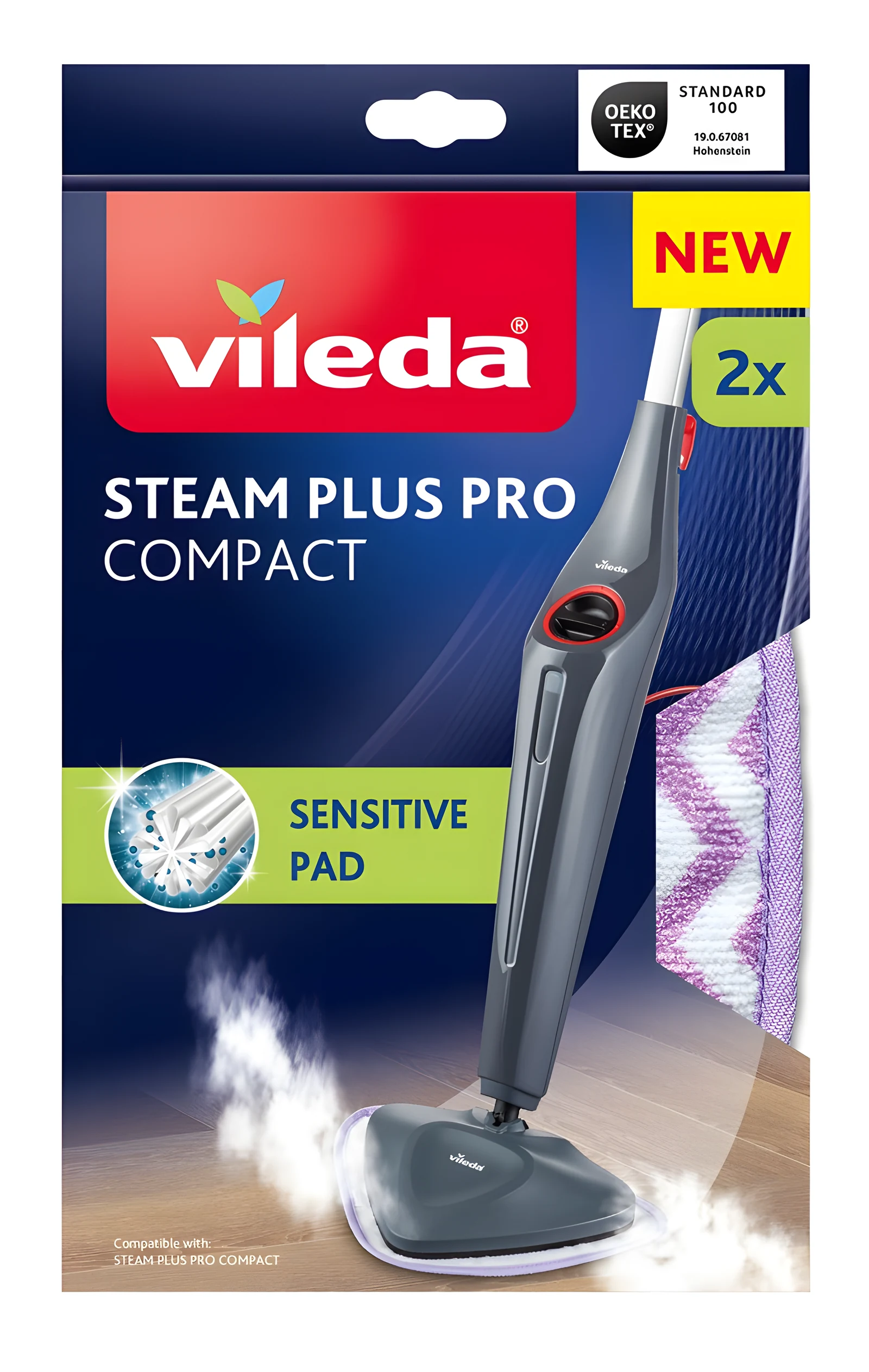 Wkład do mopa parowego Vileda Steam Plus Sensitive — zdjęcie 1 z 4