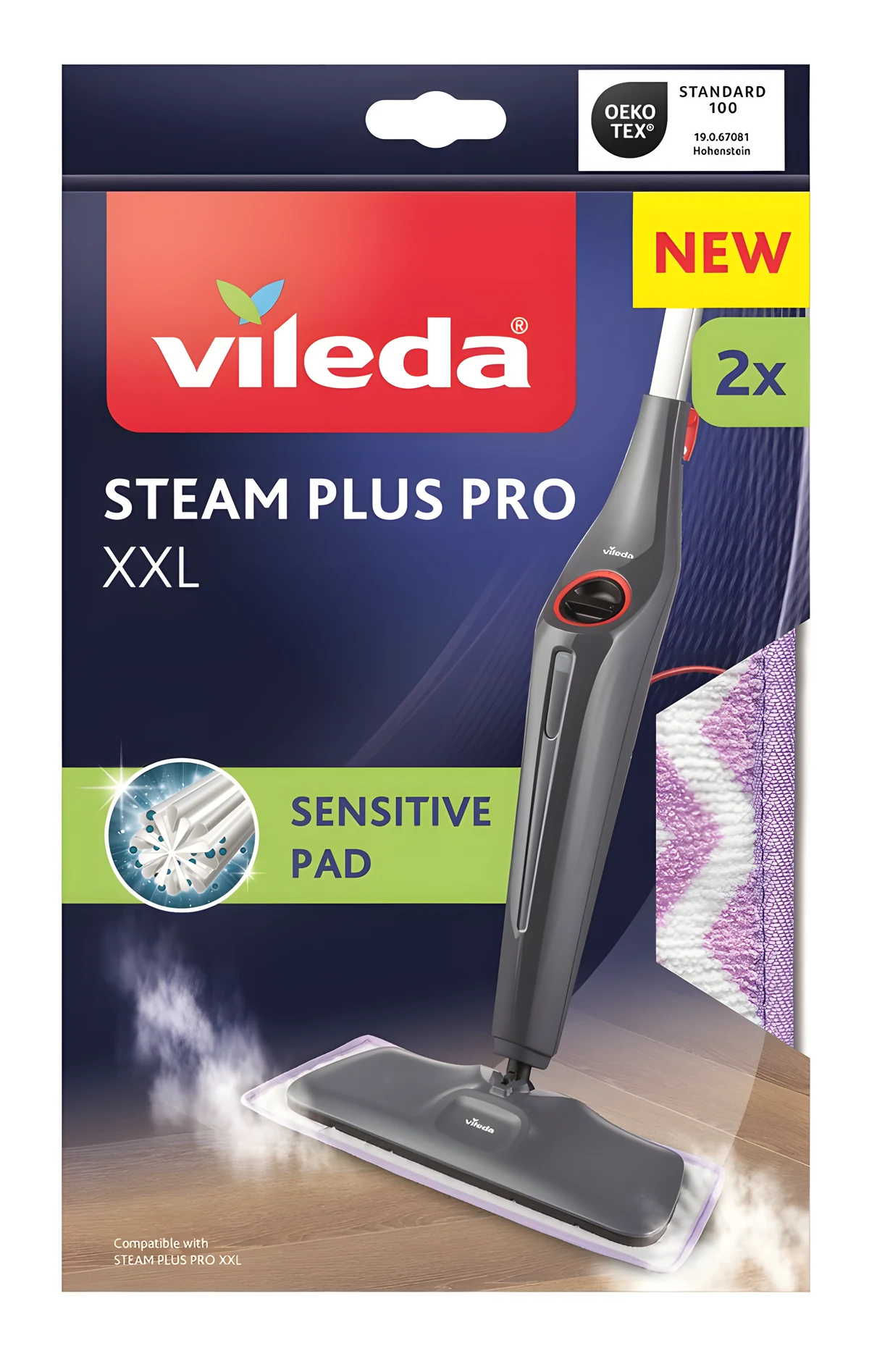 Wkład do mopa parowego Vileda Steam Plus XXL Sensitive