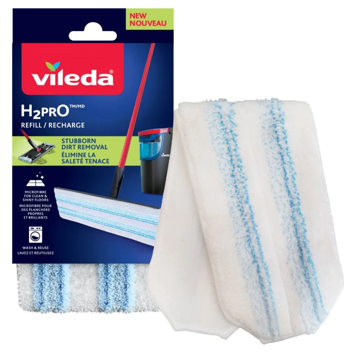Wkład do mopa Vileda H2O Niebieski i Biały