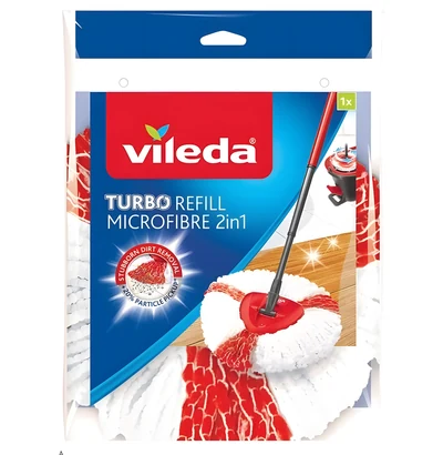 Wkład do mopa Vileda TURBO 2w1 - Poliamid i Mikrofibra