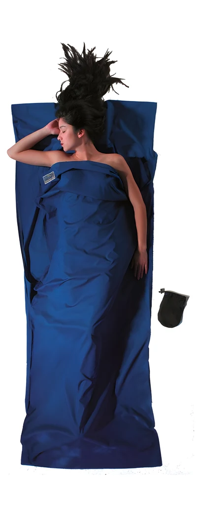Śpiwór podróżny Cocoon TravelSheet Cotton, ultramarine blue