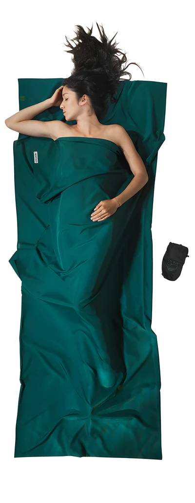 Wkładka do śpiwora Cocoon TravelSheet Microfiber, moss green