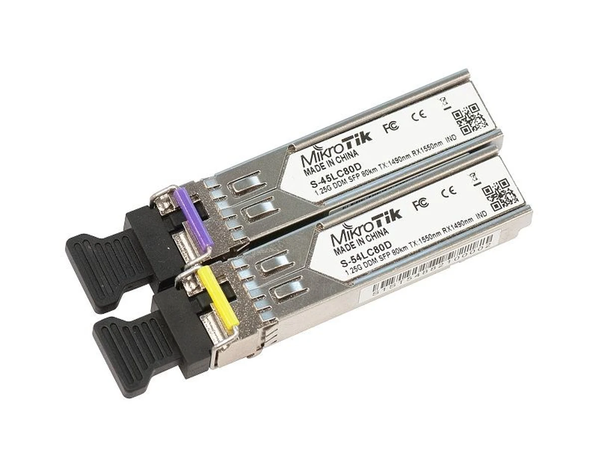Wkładka SFP Mikrotik S-4554LC80D 1.25G