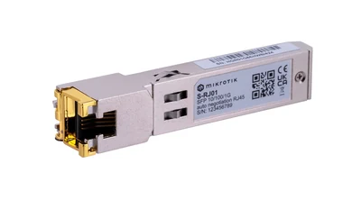 Wkładka SFP MikroTik S-RJ01 1.25 Gbps RJ45 100m