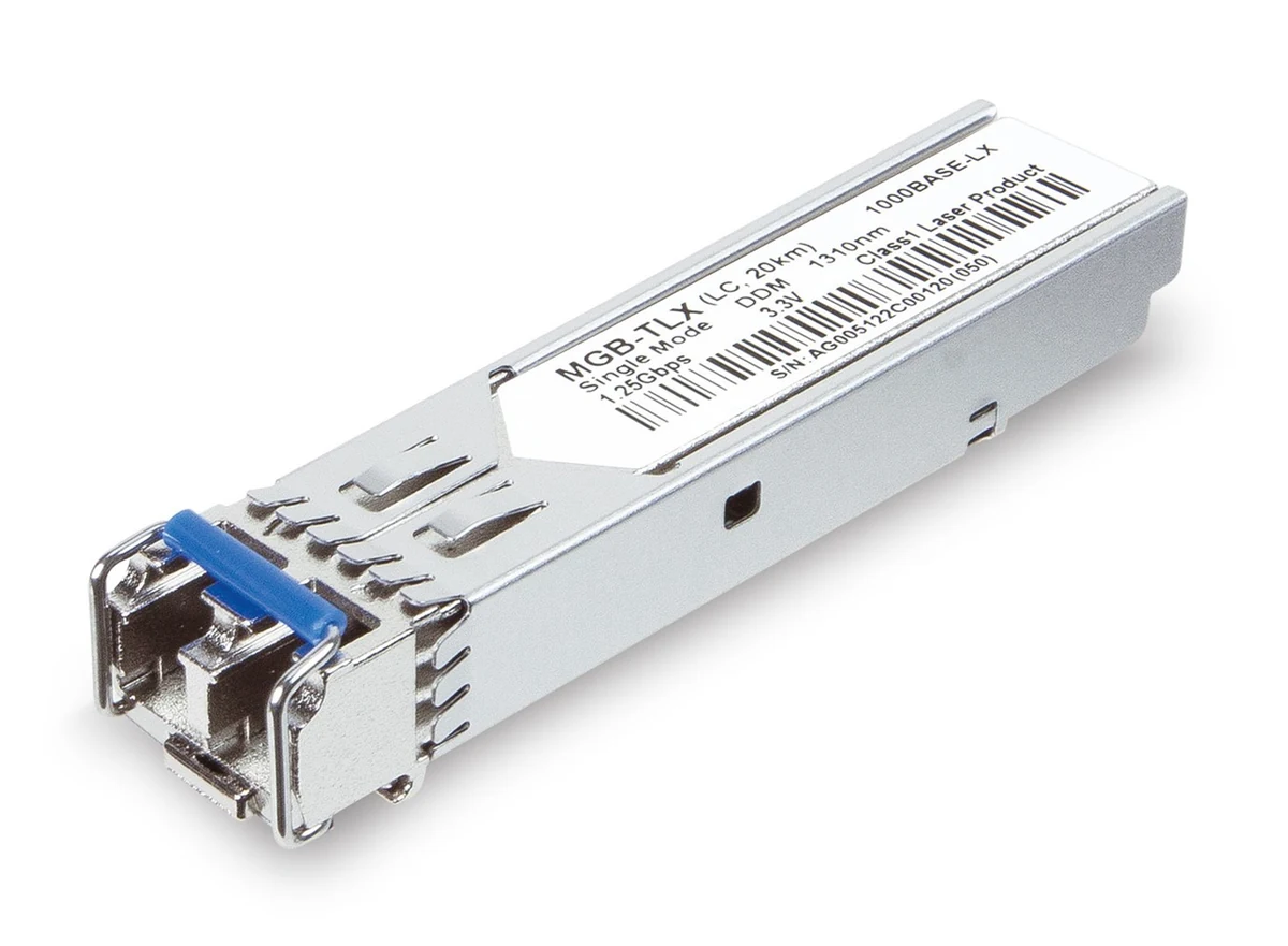 Wkładka SFP Planet MGB-TLX 1G Dual LC/UPC SM 20km DDM