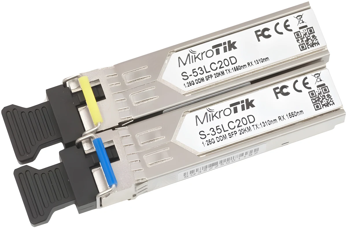 Wkładka SPF Mikrotik S-3553LC20D 1.25G Single LC