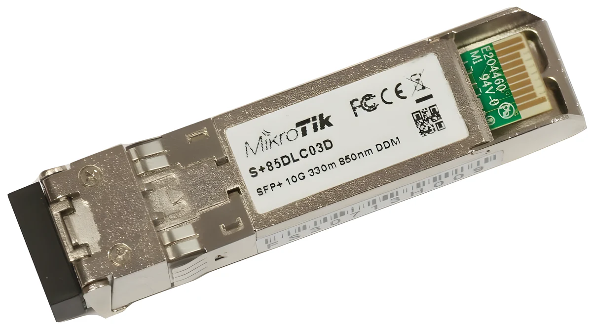 Wkładka SPF+ Mikrotik S+85DLC03D 1G/10G Dual LC UPC MM 300m