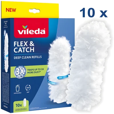 Wkłady do miotły Vileda Flex&Catch (10 sztuk)