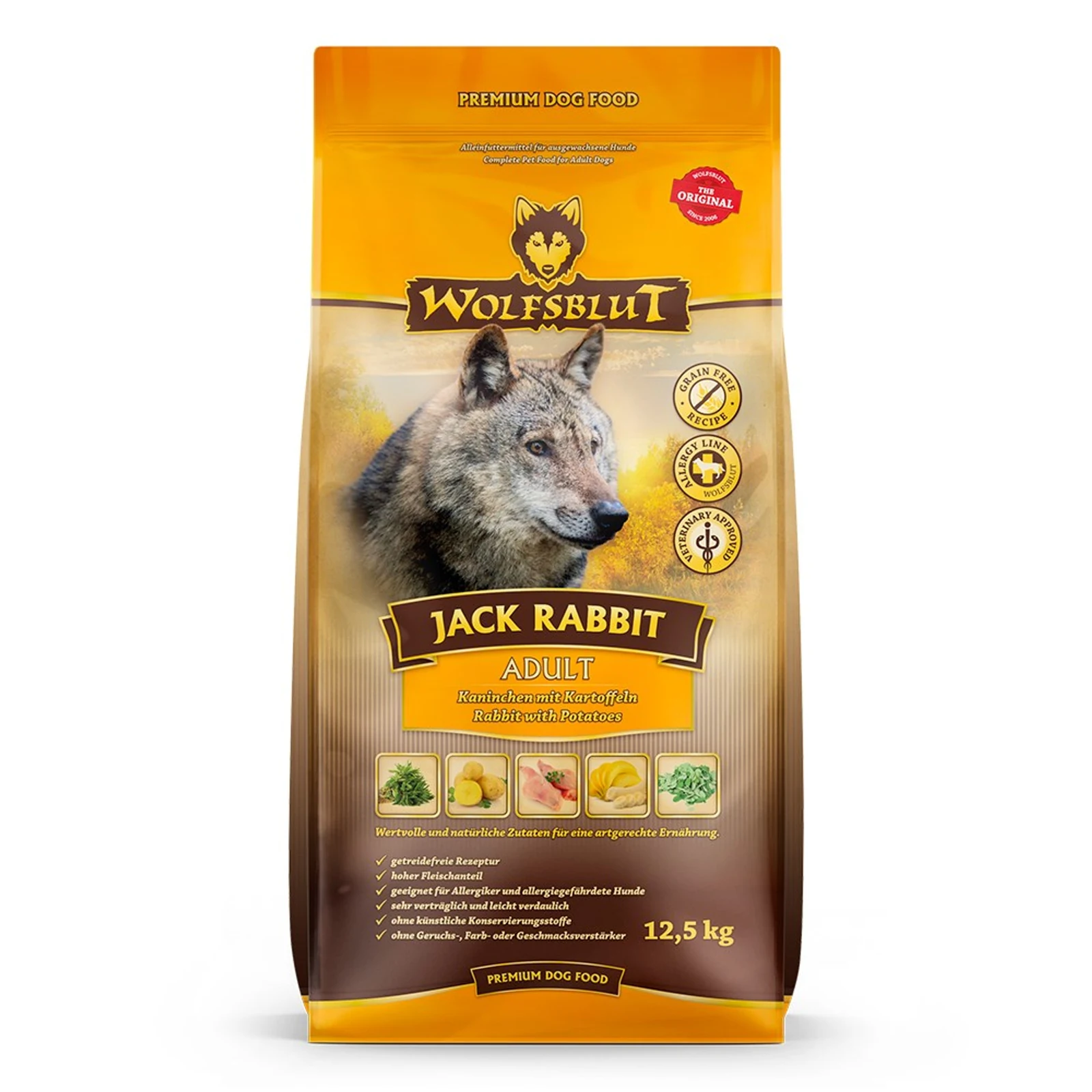 WOLFSBLUT Jack Rabbit 12,5kg - Sucha Karma — zdjęcie 1 z 2